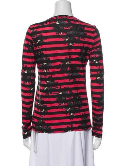 Proenza Schouler Striped Crew Neck Top