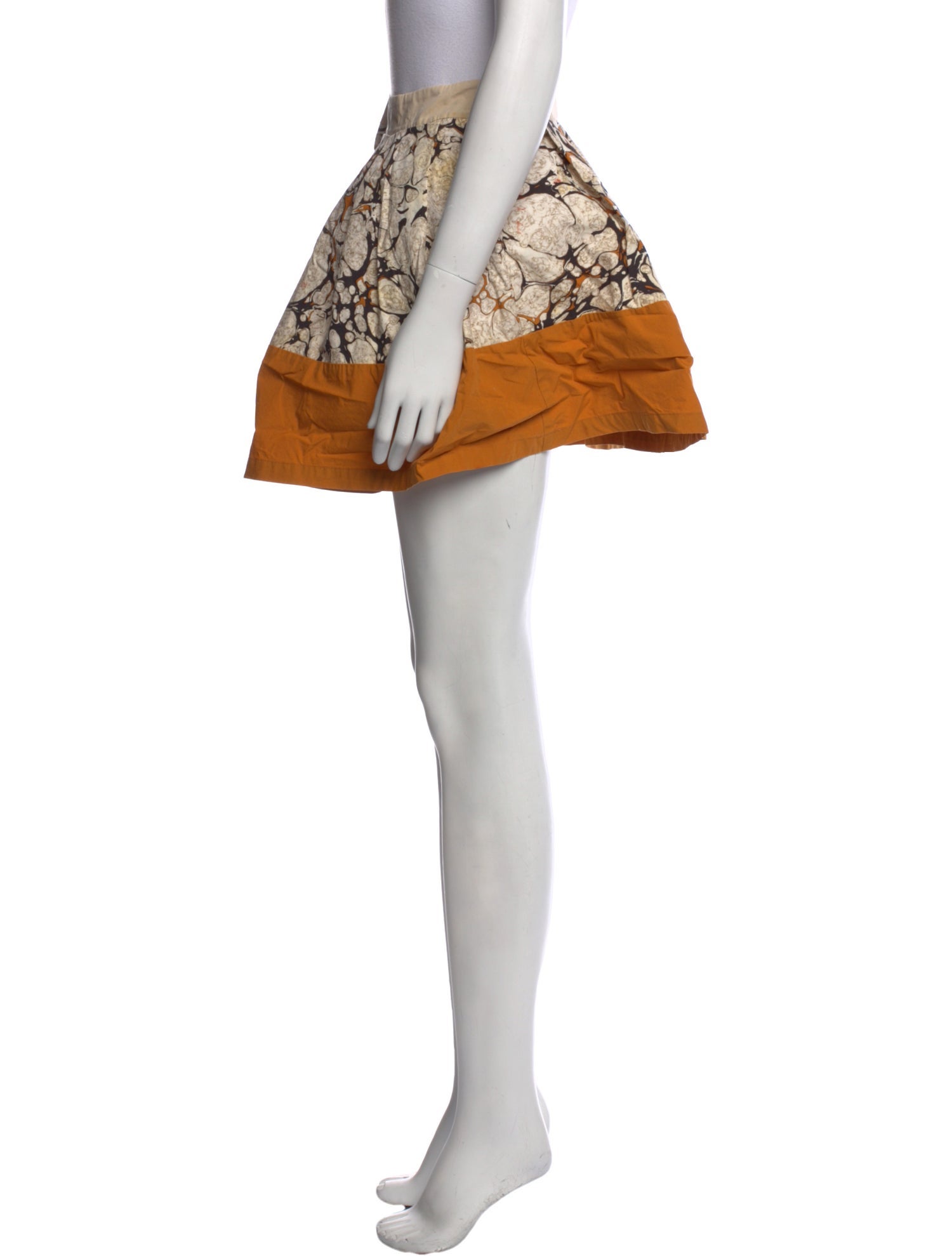 Proenza Schouler Floral Print Mini Skirt