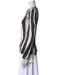Proenza Schouler Striped Bateau Neckline Top