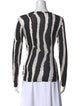 Proenza Schouler Striped Bateau Neckline Top