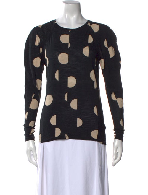 Proenza Schouler Polka Dot Print Crew Neck Sweatshirt