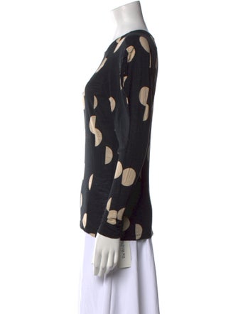 Proenza Schouler Polka Dot Print Crew Neck Sweatshirt