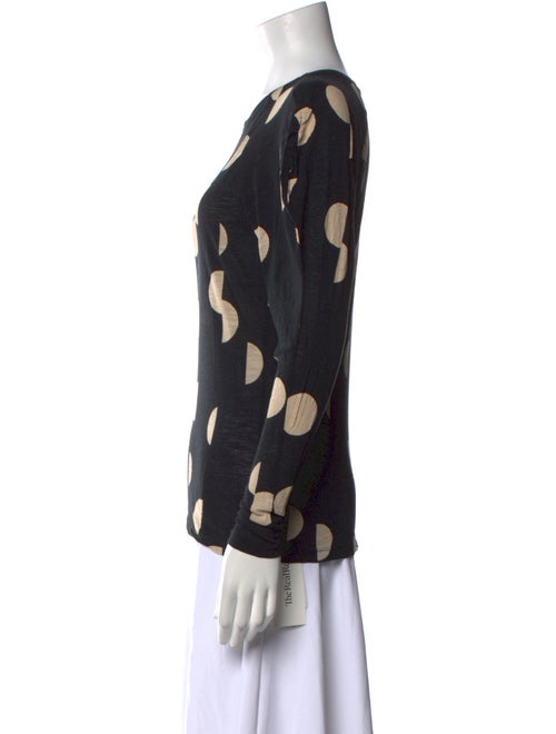 Proenza Schouler Polka Dot Print Crew Neck Sweatshirt