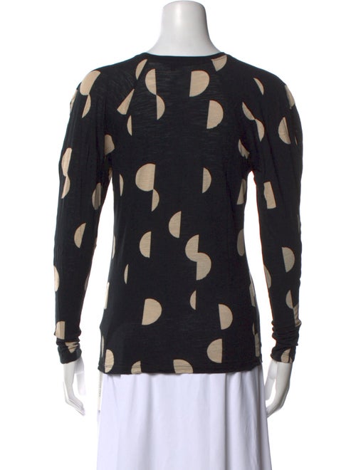 Proenza Schouler Polka Dot Print Crew Neck Sweatshirt