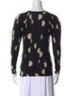 Proenza Schouler Polka Dot Print Crew Neck Sweatshirt