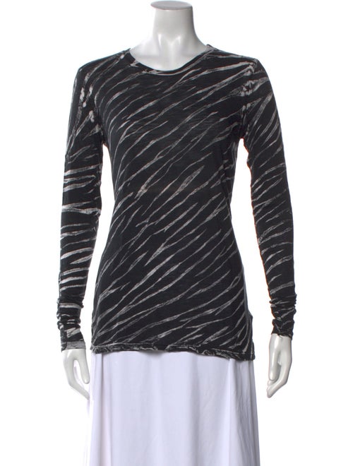 Proenza Schouler Striped Crew Neck Sweatshirt