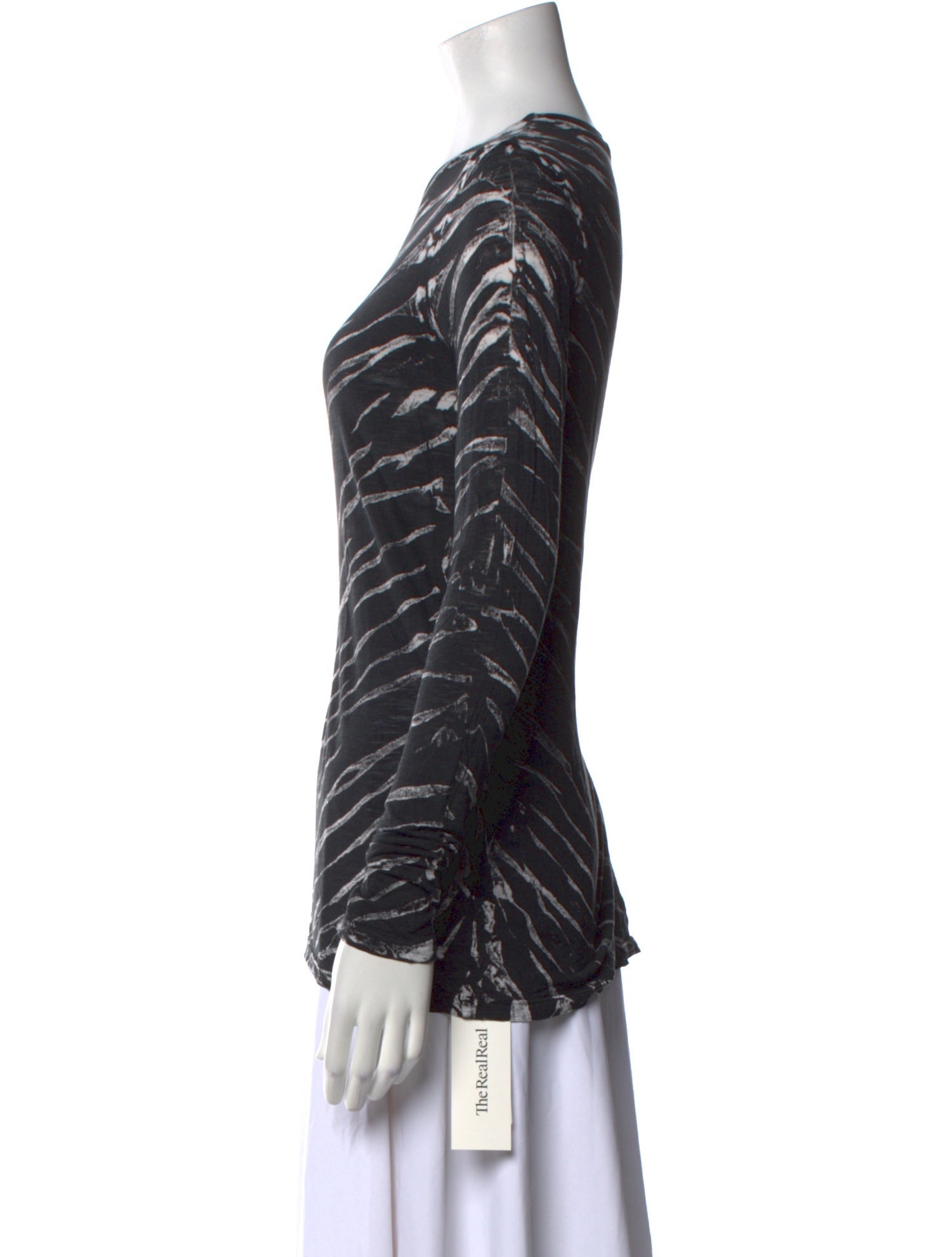 Proenza Schouler Striped Crew Neck Sweatshirt