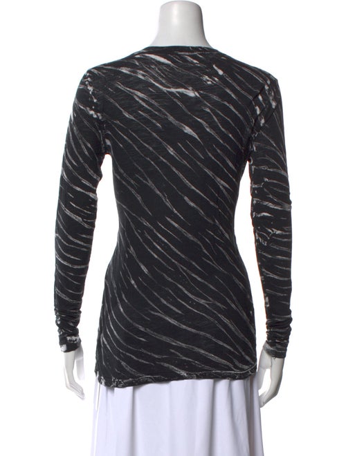 Proenza Schouler Striped Crew Neck Sweatshirt