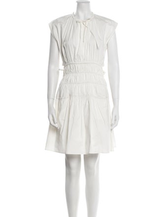 Proenza Schouler Crew Neck Knee-Length Dress