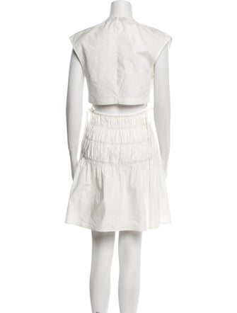 Proenza Schouler Crew Neck Knee-Length Dress