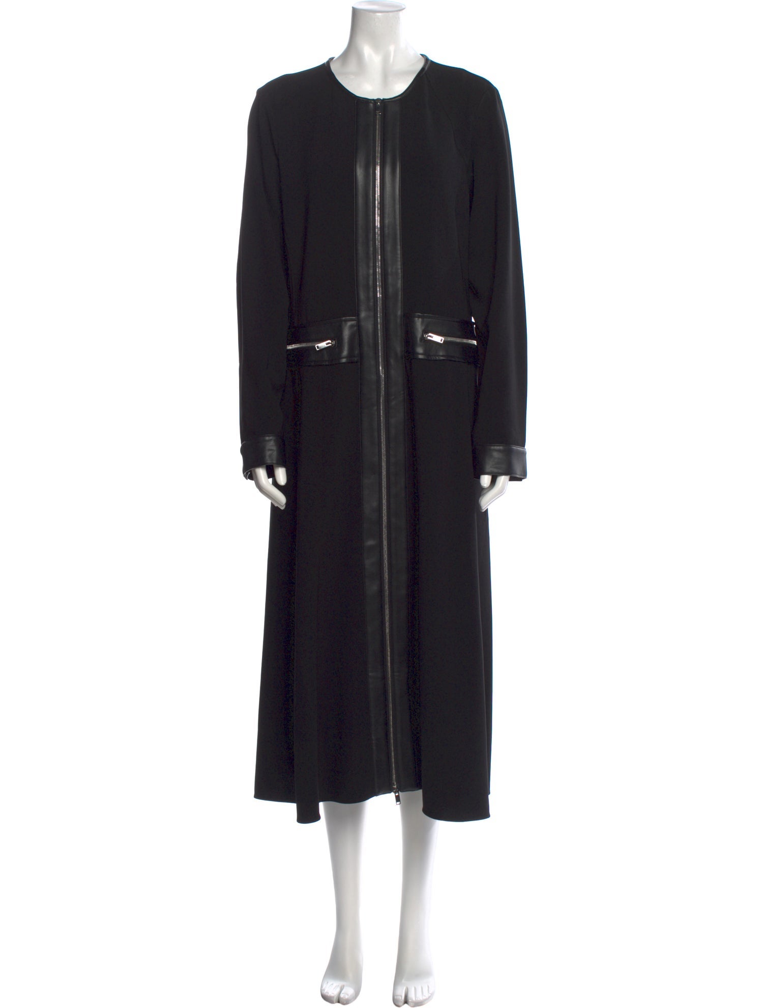 Proenza Schouler Faux Leather Long Dress