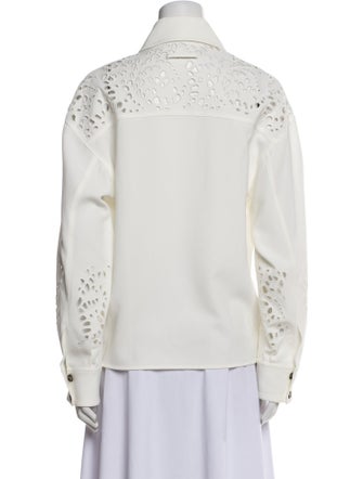 Proenza Schouler Long Sleeve Button-Up Top