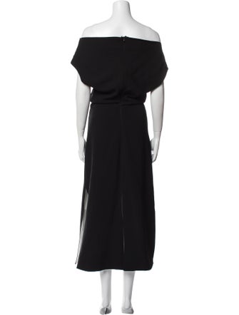 Proenza Schouler Off-The-Shoulder Long Dress