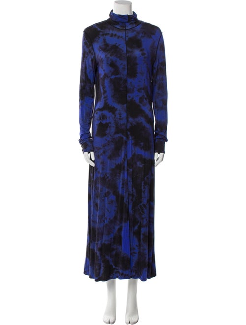 Proenza Schouler Tie-Dye Print Long Dress