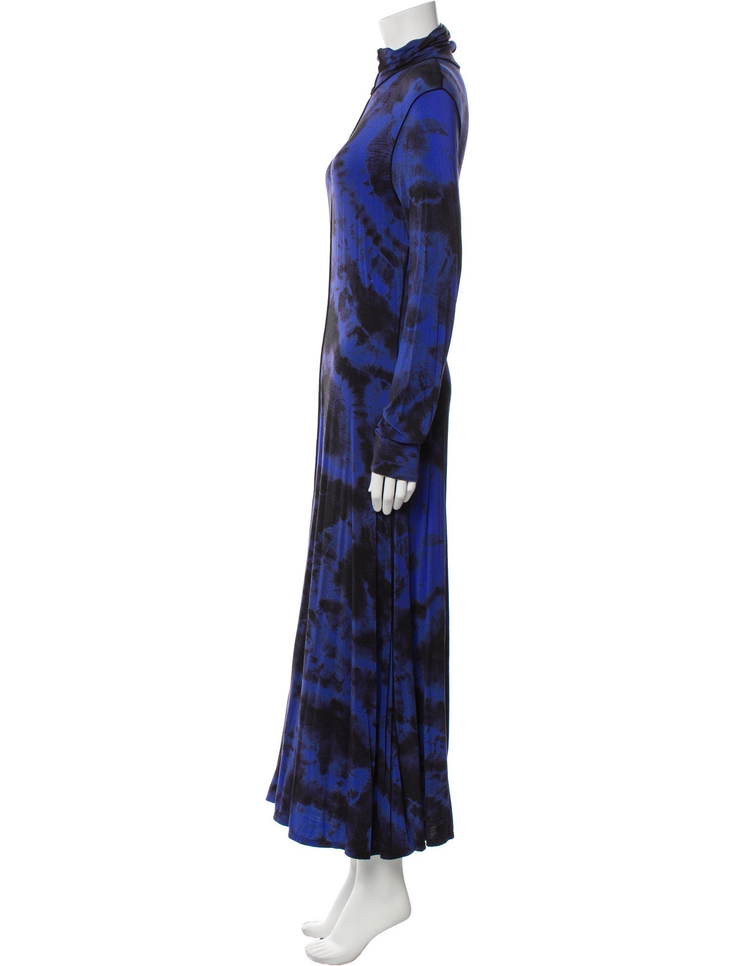 Proenza Schouler Tie-Dye Print Long Dress