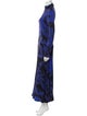 Proenza Schouler Tie-Dye Print Long Dress