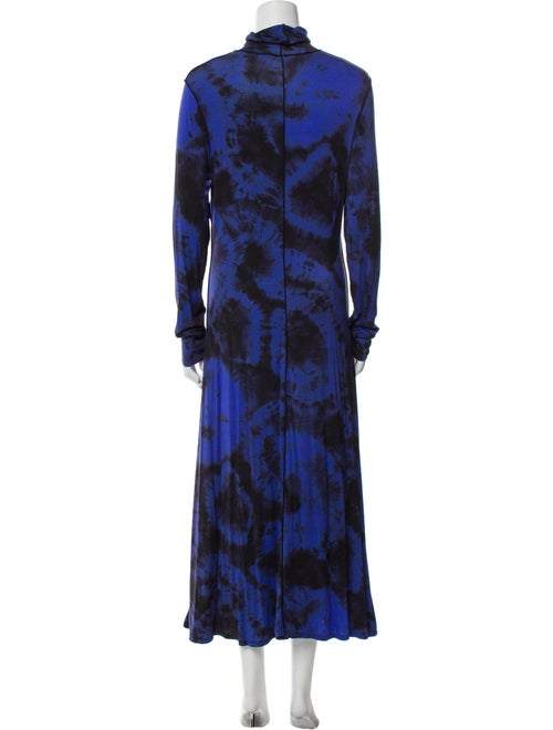 Proenza Schouler Tie-Dye Print Long Dress