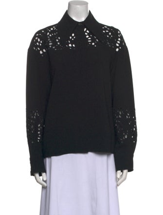 Proenza Schouler Wool Long Sleeve Top