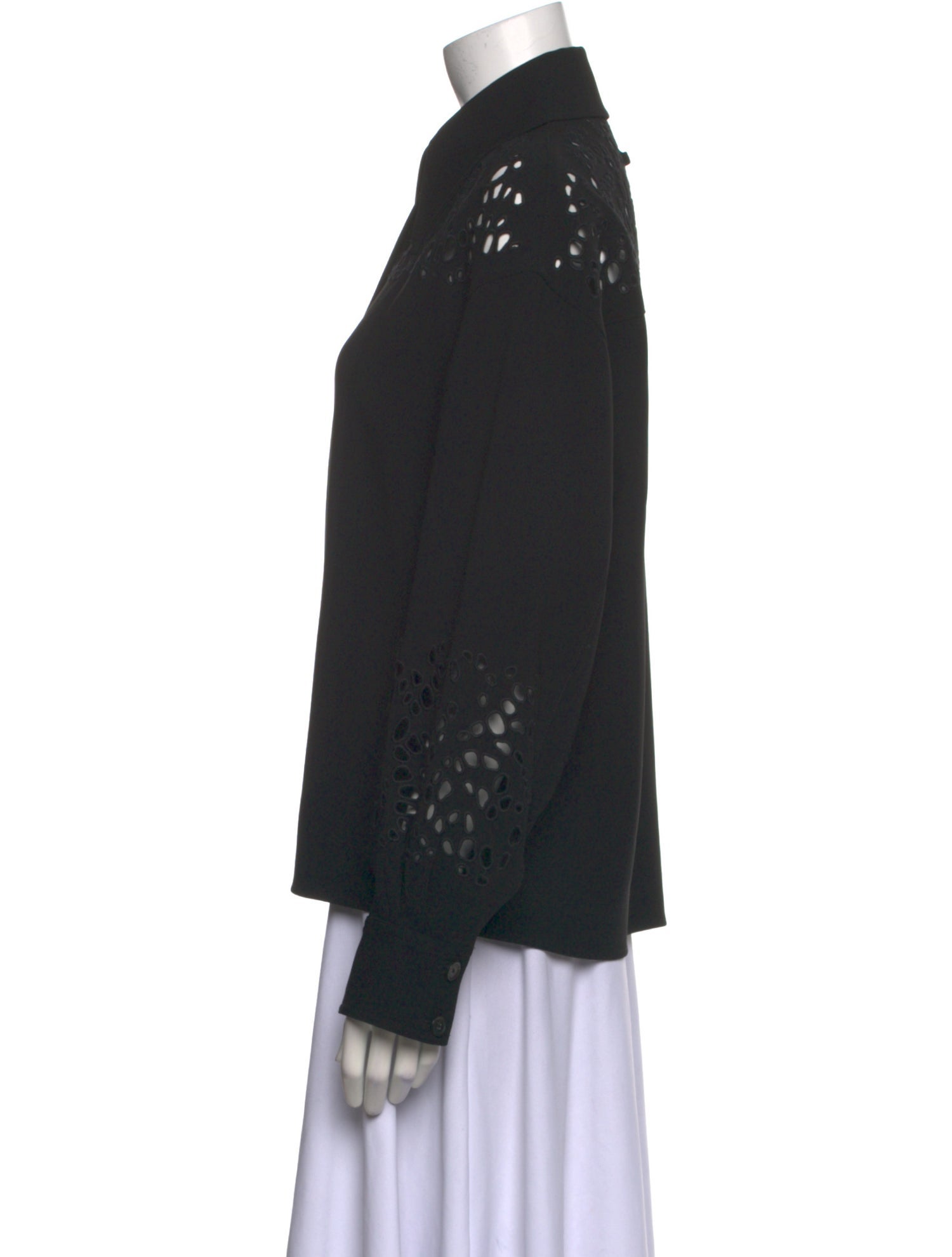 Proenza Schouler Wool Long Sleeve Top