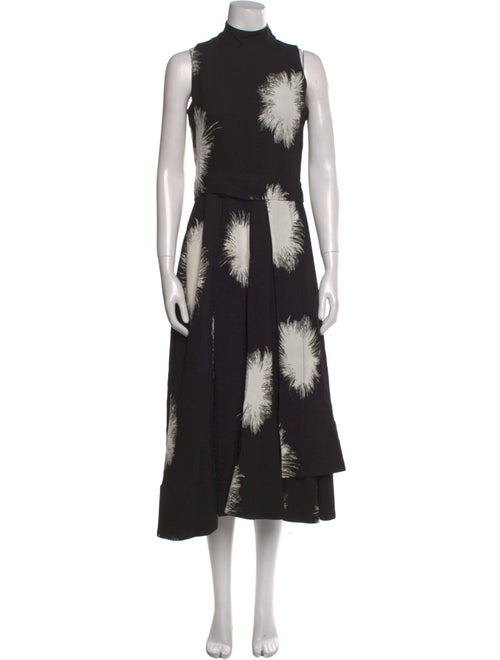 Proenza Schouler Floral Print Long Dress