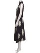 Proenza Schouler Floral Print Long Dress