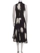 Proenza Schouler Floral Print Long Dress