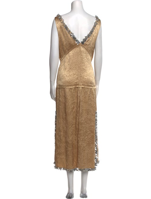 Proenza Schouler V-Neck Long Dress