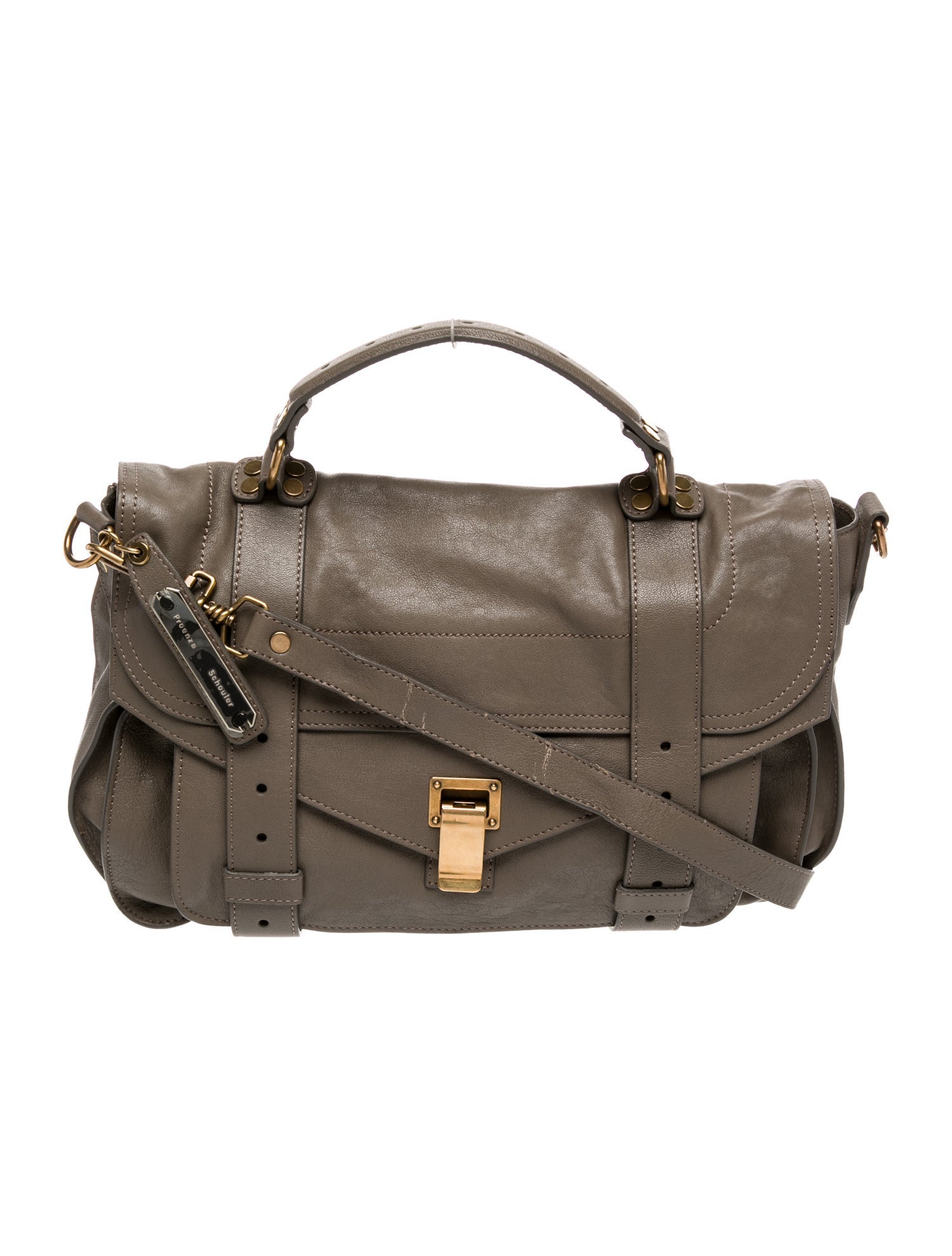 Proenza Schouler Leather Messenger Bag