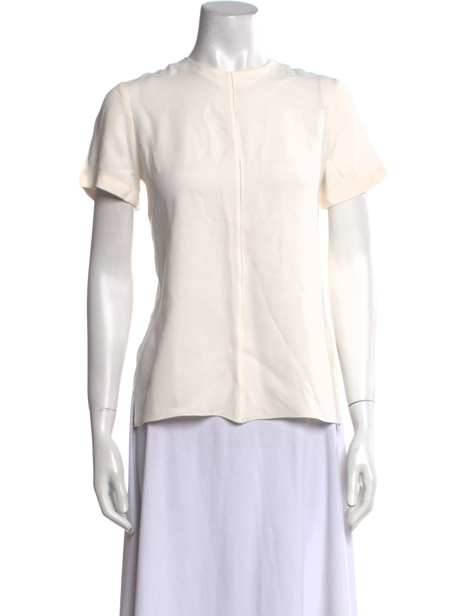 Proenza Schouler Crew Neck Short Sleeve Blouse