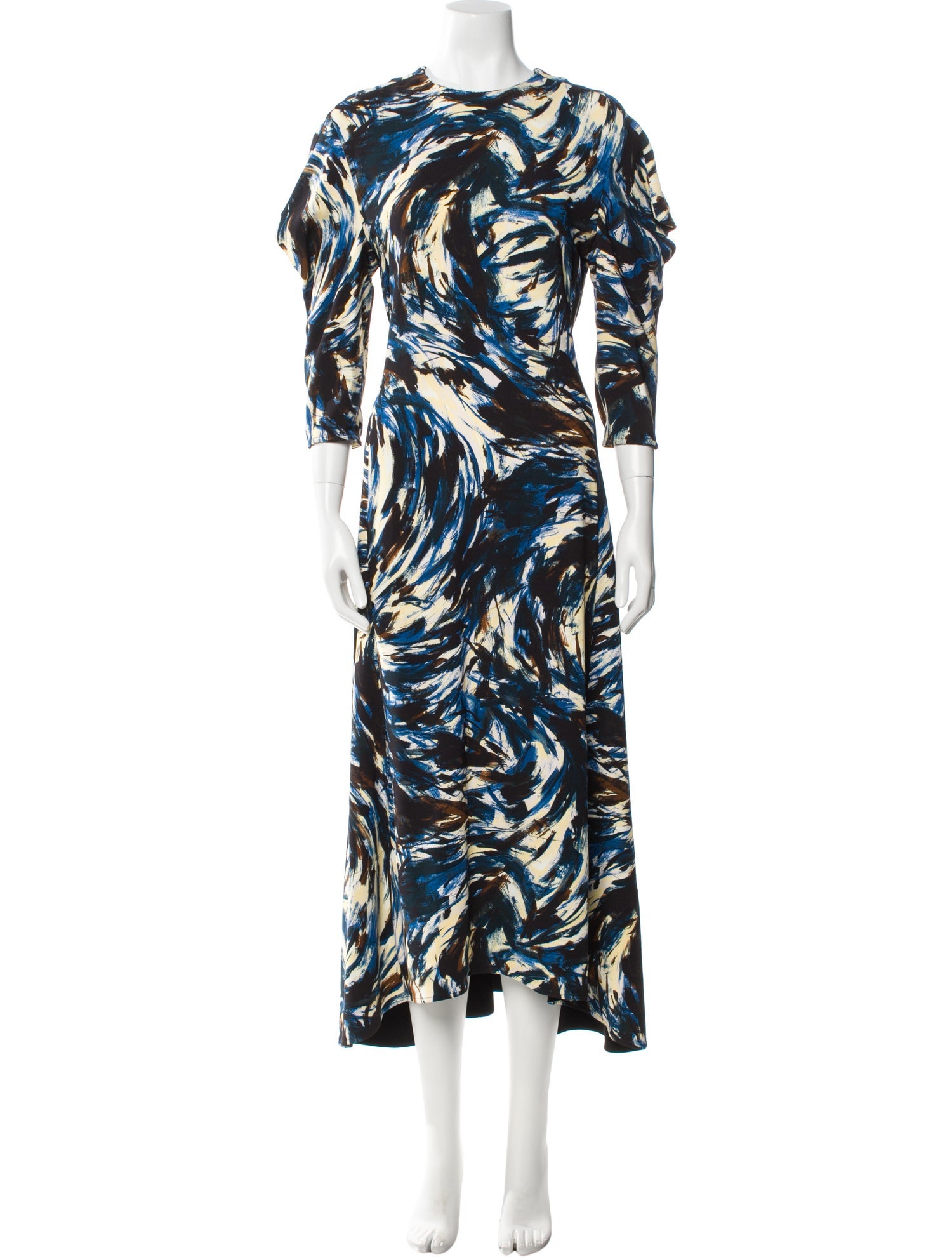 Proenza Schouler Printed Long Dress
