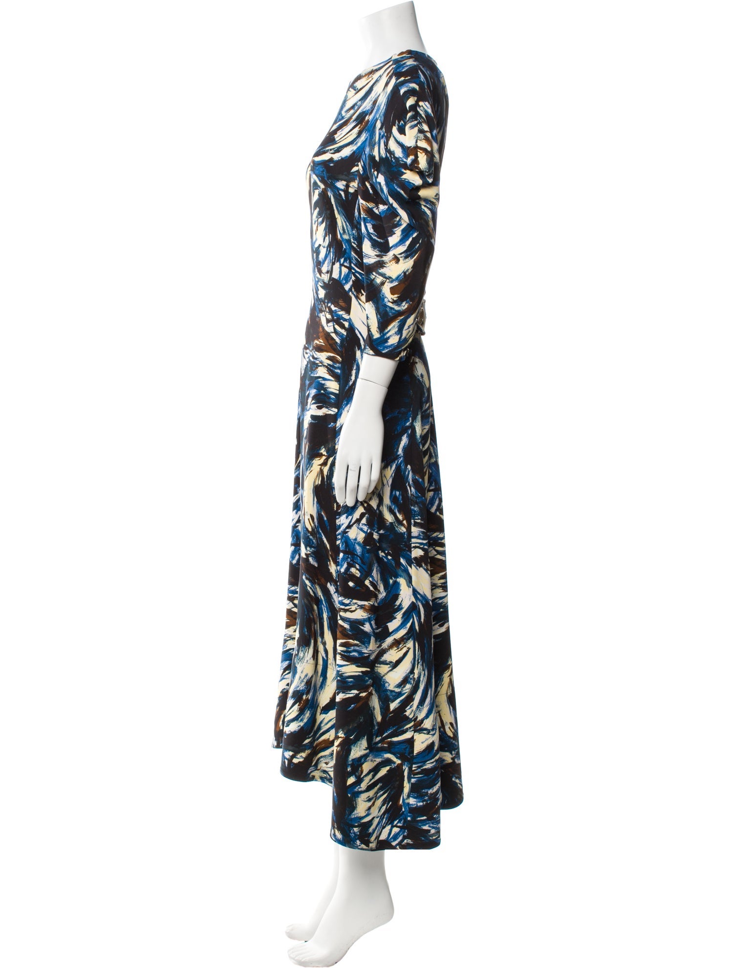 Proenza Schouler Printed Long Dress