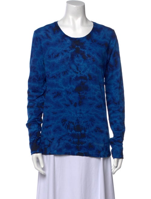 Proenza Schouler Tie-Dye Print Scoop Neck Sweatshirt