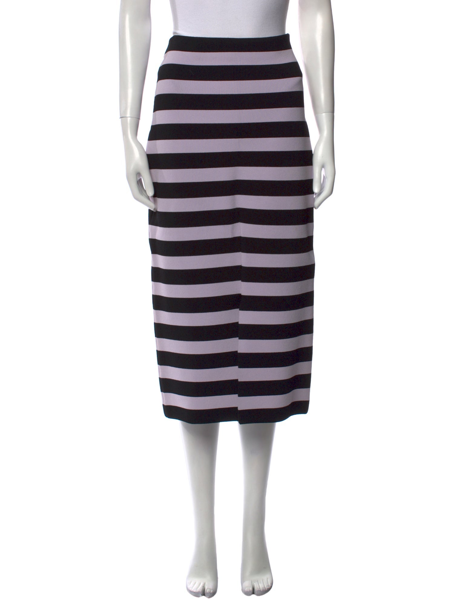 Proenza Schouler Striped Midi Length Skirt