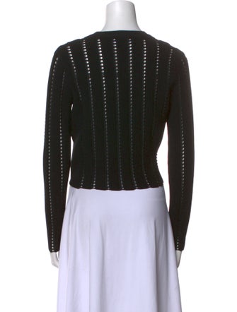 Proenza Schouler Striped Crew Neck Crop Top