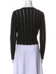 Proenza Schouler Striped Crew Neck Crop Top