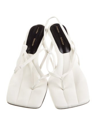 Proenza Schouler Leather Slingback Sandals