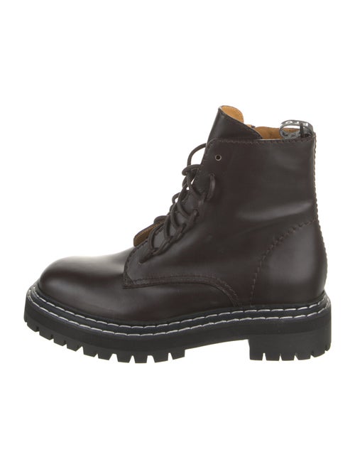 Proenza Schouler Leather Combat Boots