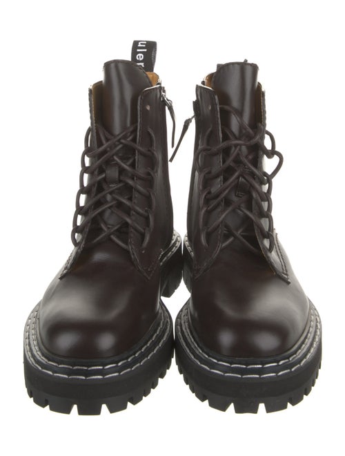 Proenza Schouler Leather Combat Boots