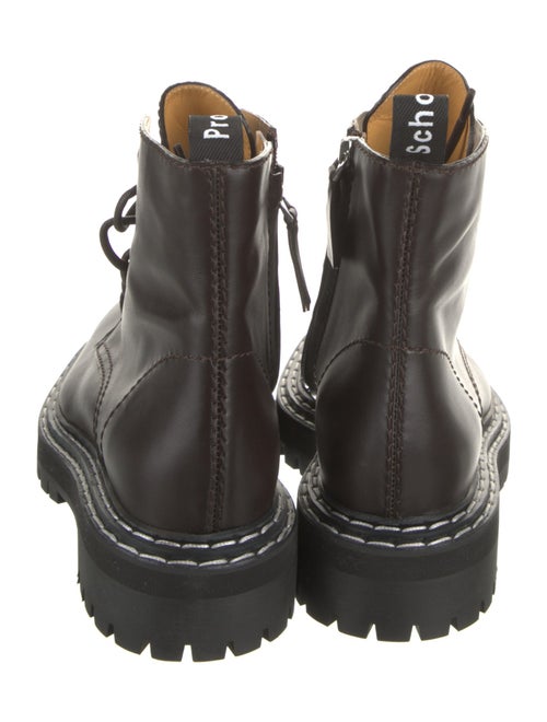 Proenza Schouler Leather Combat Boots