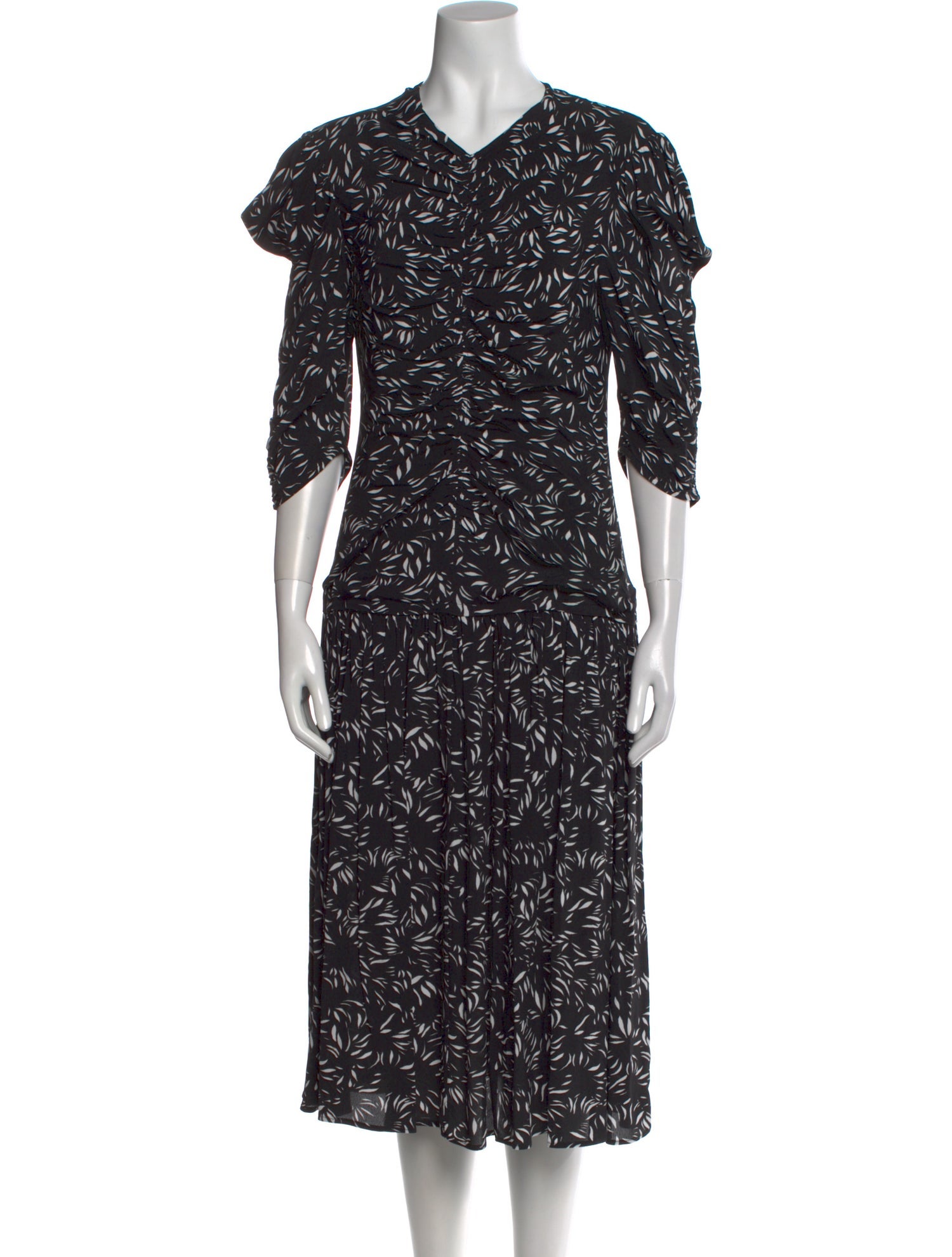 Proenza Schouler Printed Midi Length Dress