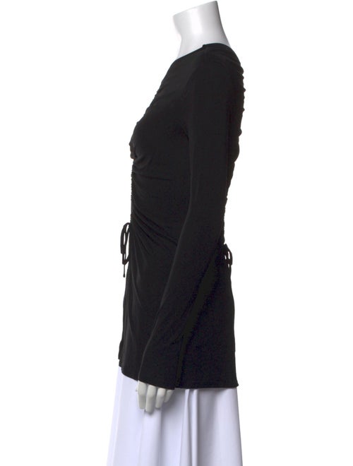 Proenza Schouler V-Neck Long Sleeve Top