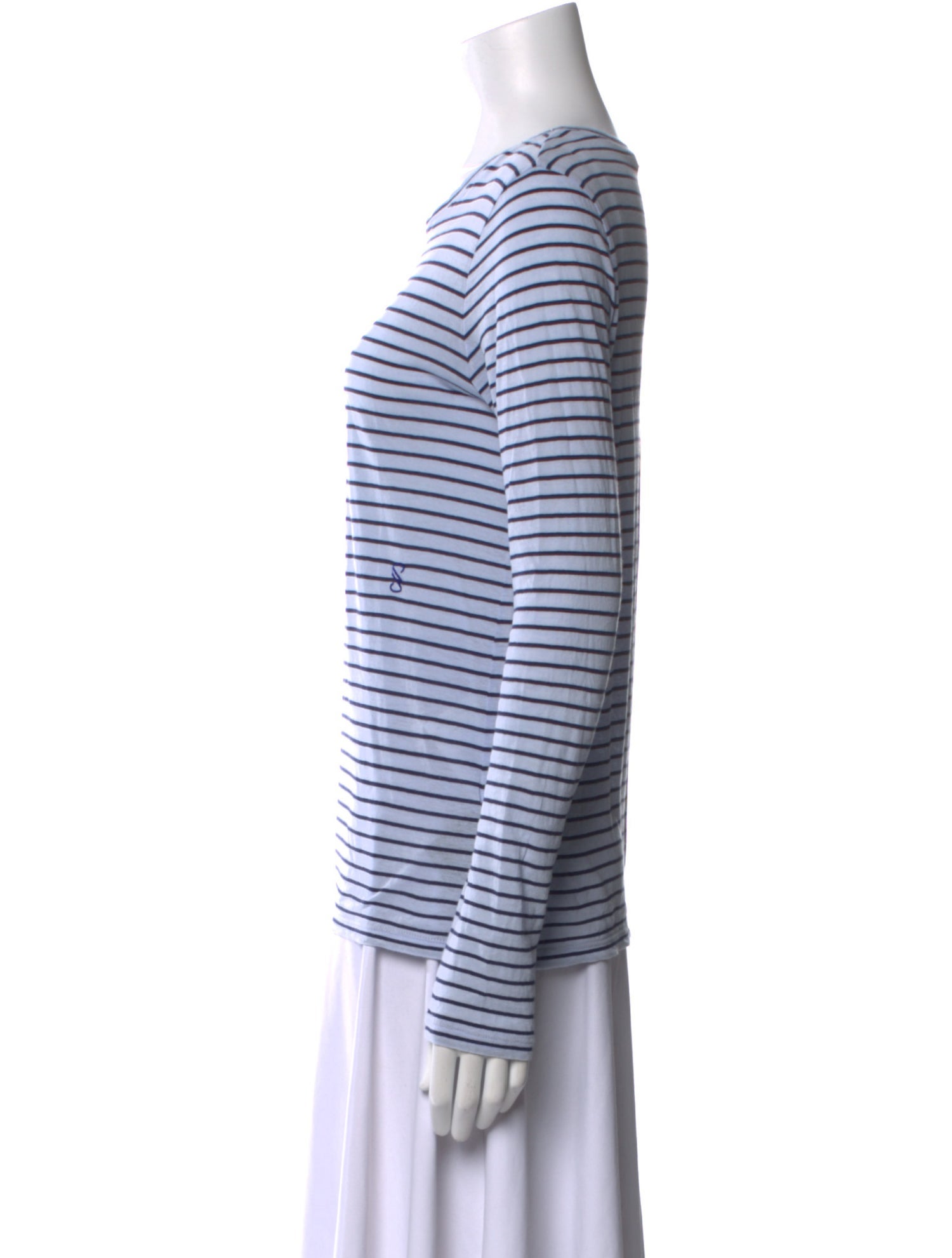 Proenza Schouler Striped Crew Neck T-Shirt