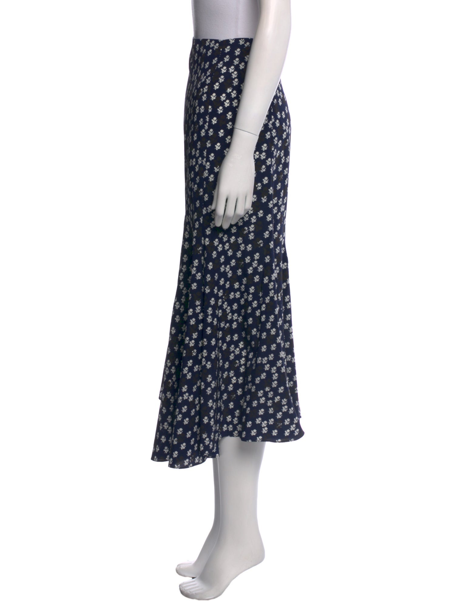 Proenza Schouler Printed Midi Length Skirt