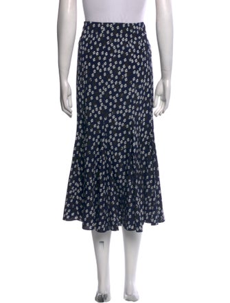 Proenza Schouler Printed Midi Length Skirt