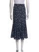 Proenza Schouler Printed Midi Length Skirt