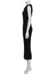 Proenza Schouler V-Neck Long Dress