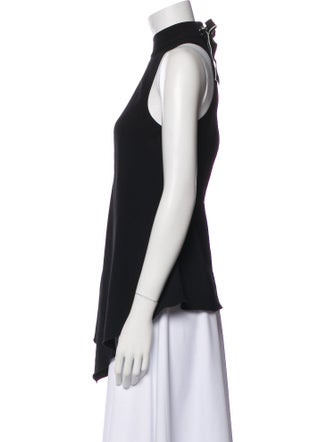 Proenza Schouler Mock Neck Sleeveless Tunic