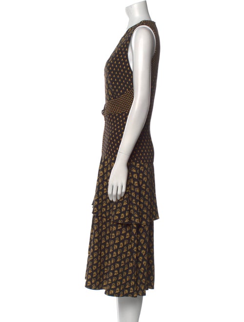 Proenza Schouler Printed Midi Length Dress