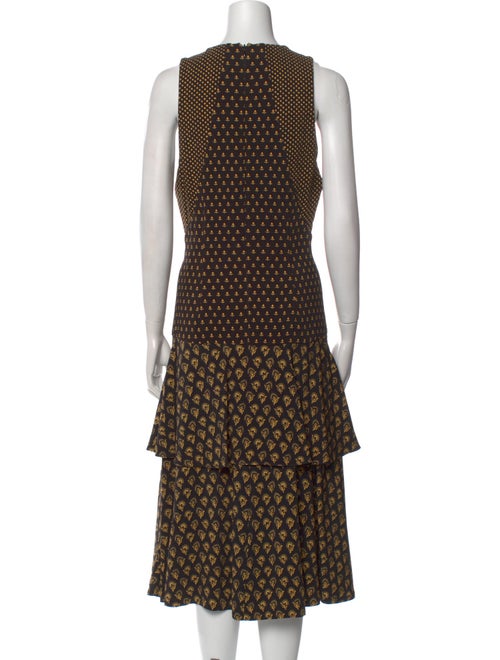 Proenza Schouler Printed Midi Length Dress