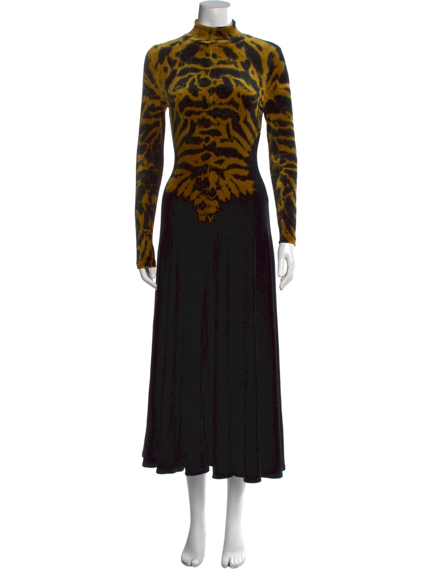 Proenza Schouler Animal Print Long Dress
